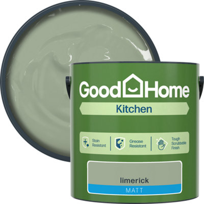 B&Q -  Kitchen Limerick Matt Wall & Ceiling Emulsion Paint2.5L