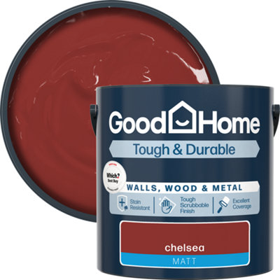 B&Q -  Tough & Durable Chelsea Matt Multi-Surface Paint2.5L