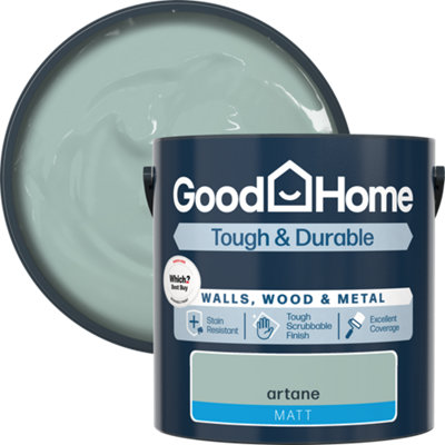 B&Q -  Tough & Durable Artane Matt Multi-Surface Paint2.5L