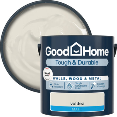 B&Q -  Tough & Durable Valdez Matt Multi-Surface Paint2.5L