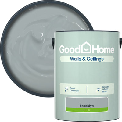 B&Q -  Brooklyn Silk Wall & Ceiling Emulsion Paint5L