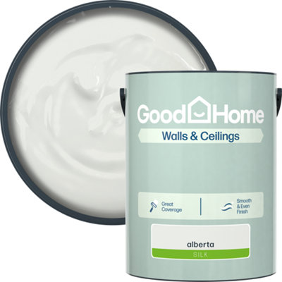 B&Q -  Alberta Silk Wall & Ceiling Emulsion Paint5L