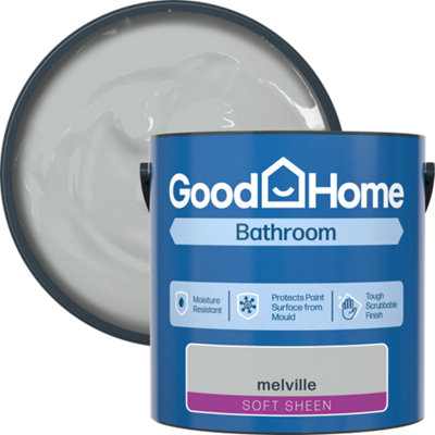B&Q -  Bathroom Melville Soft Sheen Wall & Ceiling Emulsion Paint2.5L