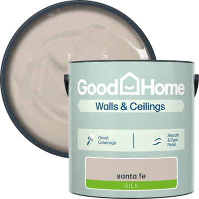 B&Q -  Santa Fe Silk Wall & Ceiling Emulsion Paint2.5L
