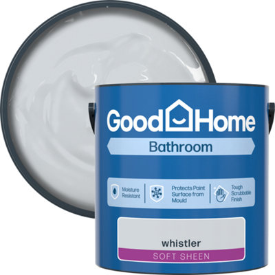 B&Q -  Bathroom Whistler Soft Sheen Wall & Ceiling Emulsion Paint2.5L