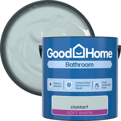 B&Q -  Bathroom Clontarf Soft Sheen Wall & Ceiling Emulsion Paint2.5L