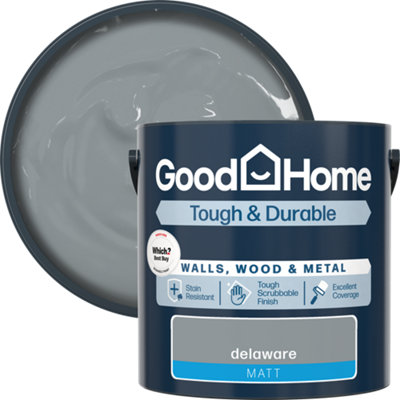 B&Q -  Tough & Durable Delaware Matt Multi-Surface Paint2.5L