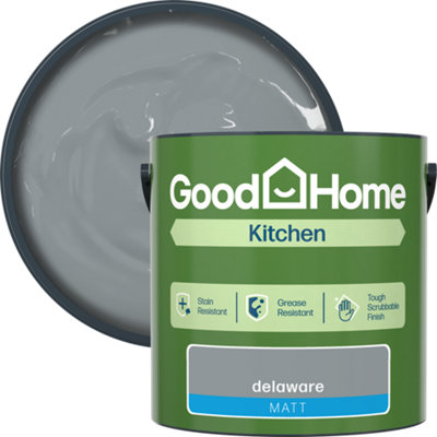 B&Q -  Kitchen Delaware Matt Wall & Ceiling Emulsion Paint2.5L
