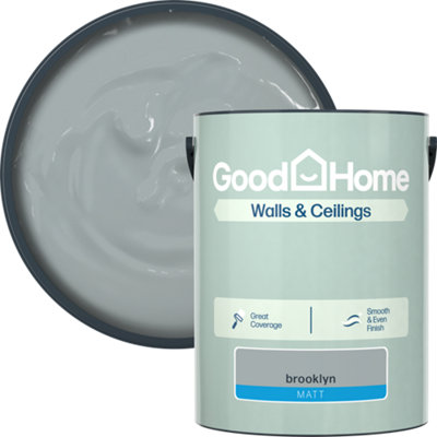 B&Q -  Brooklyn Matt Wall & Ceiling Emulsion Paint5L