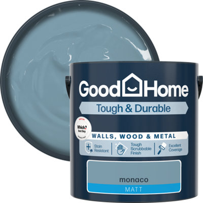 B&Q -  Tough & Durable Monaco Matt Multi-Surface Paint2.5L