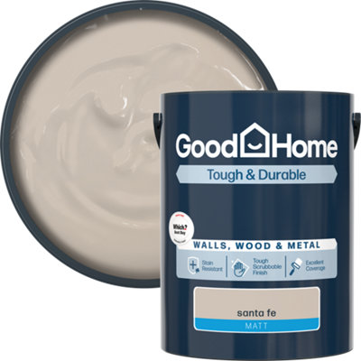B&Q -  Tough & Durable Santa Fe Matt Multi-Surface Paint5L