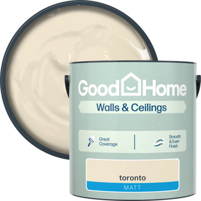 B&Q -  Toronto Matt Wall & Ceiling Emulsion Paint2.5L