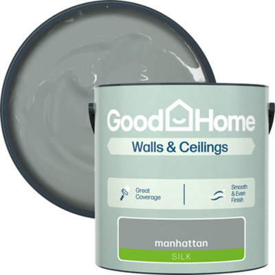 B&Q -  Manhattan Silk Wall & Ceiling Emulsion Paint2.5L