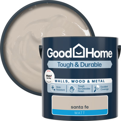 B&Q -  Tough & Durable Santa Fe Matt Multi-Surface Paint2.5L