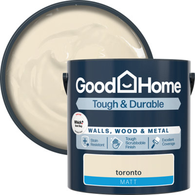B&Q -  Tough & Durable Toronto Matt Multi-Surface Paint2.5L