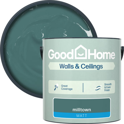 B&Q -  Milltown Matt Wall & Ceiling Emulsion Paint2.5L
