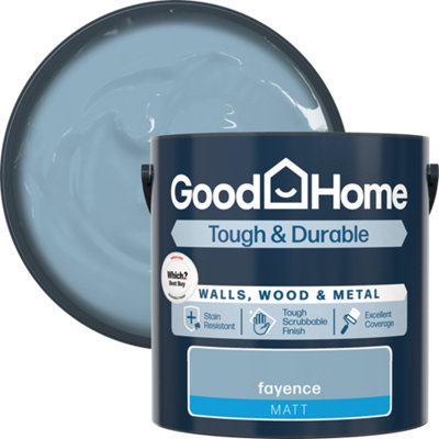B&Q -  Tough & Durable Fayence Matt Multi-Surface Paint2.5L