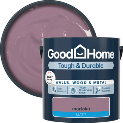 B&Q -  Tough & Durable Morioka Matt Multi-Surface Paint2.5L