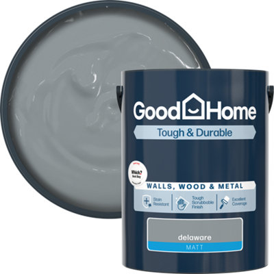 B&Q -  Tough & Durable Delaware Matt Multi-Surface Paint5L