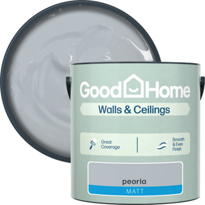B&Q -  Peoria Matt Wall & Ceiling Emulsion Paint2.5L