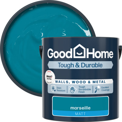 B&Q -  Tough & Durable Marseille Matt Multi-Surface Paint2.5L