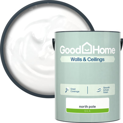 B&Q -  North Pole Silk Wall & Ceiling Emulsion Paint5L
