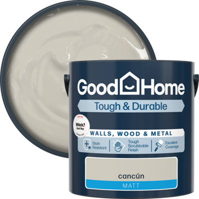 B&Q -  Tough & Durable Cancun Matt Multi-Surface Paint2.5L