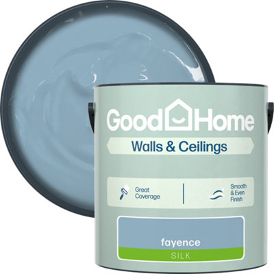 B&Q -  Fayence Silk Wall & Ceiling Emulsion Paint2.5L