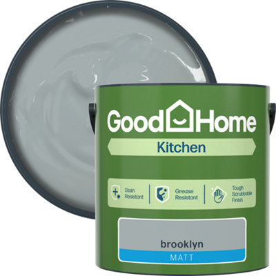 B&Q -  Kitchen Brooklyn Matt Wall & Ceiling Emulsion Paint2.5L