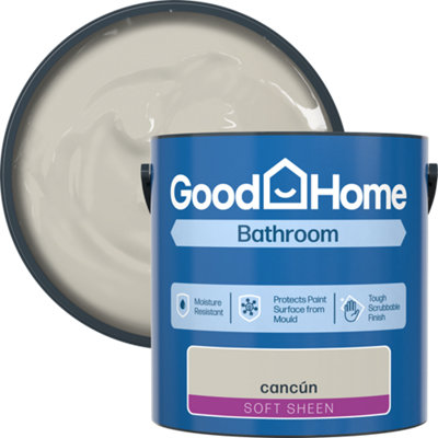 B&Q -  Bathroom Cancun Soft Sheen Wall & Ceiling Emulsion Paint2.5L