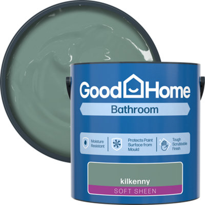B&Q -  Bathroom Kilkenny Soft Sheen Wall & Ceiling Emulsion Paint2.5L