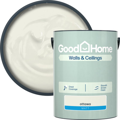 B&Q -  Ottawa Matt Wall & Ceiling Emulsion Paint5L