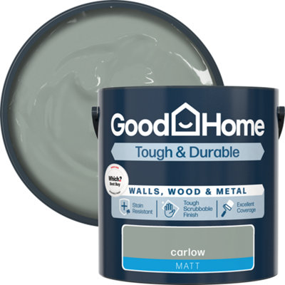 B&Q -  Tough & Durable Carlow Matt Multi-Surface Paint2.5L