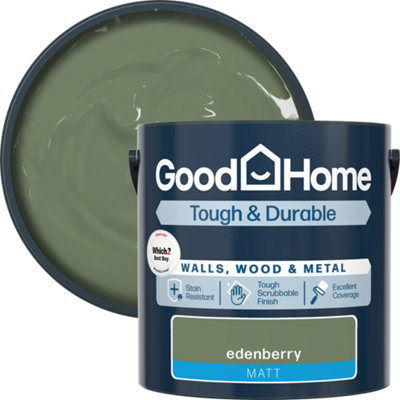 B&Q -  Tough & Durable Edenberry Matt Multi-Surface Paint2.5L