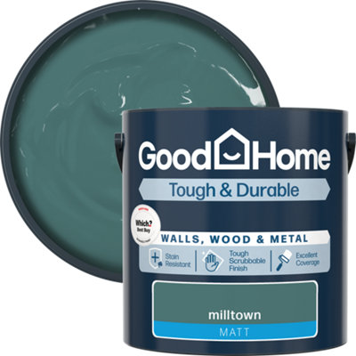 B&Q -  Tough & Durable Milltown Matt Multi-Surface Paint2.5L