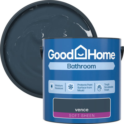B&Q -  Bathroom Vence Soft Sheen Wall & Ceiling Emulsion Paint2.5L