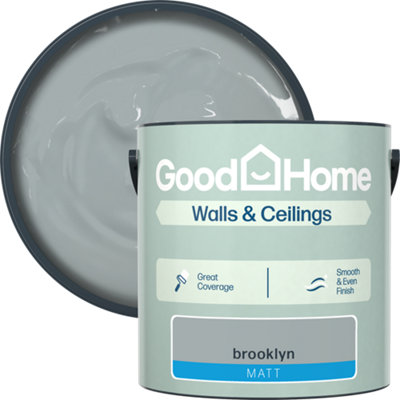 B&Q -  Brooklyn Matt Wall & Ceiling Emulsion Paint2.5L