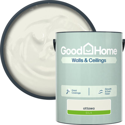 B&Q -  Ottawa Silk Wall & Ceiling Emulsion Paint5L