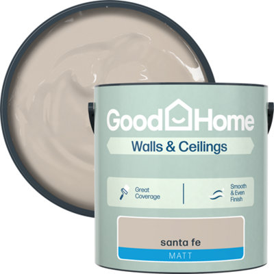 B&Q -  Santa Fe Matt Wall & Ceiling Emulsion Paint2.5L