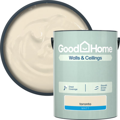 B&Q -  Toronto Matt Wall & Ceiling Emulsion Paint5L