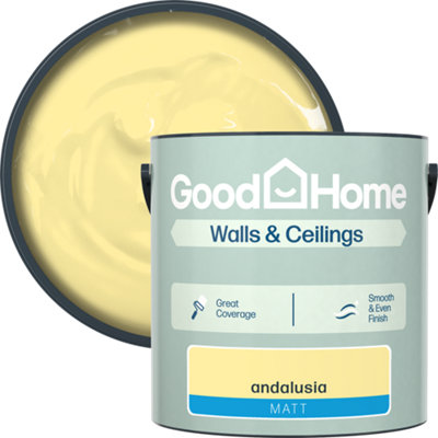 B&Q -  Andalusia Matt Wall & Ceiling Emulsion Paint2.5L
