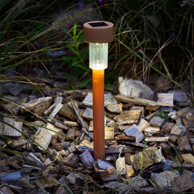  - Yellow Solar-Powered 3Lm Integrated Led Outdoor Stake Light