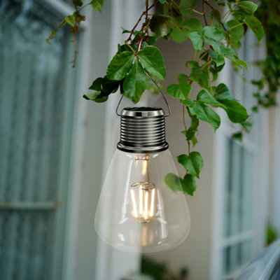  - Transparent Solar-Powered Integrated Led Outdoor Hanging Light