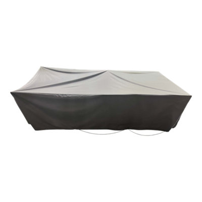 Grey Rectangular Garden Table Cover (H)75Cm (W)120Cm from B&Q