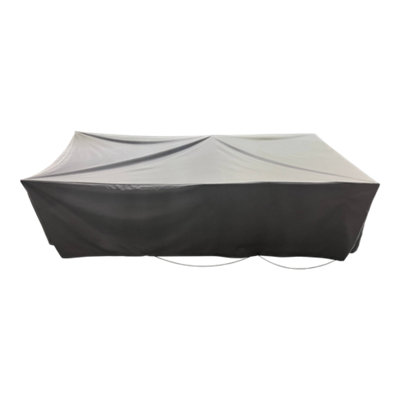 Grey Rectangular Garden Table Cover (H)75Cm (W)110Cm from B&Q
