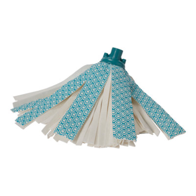 GoodHome Fabric & Polypropylene (Pp) String Mop Head(W)150mm from B&Q
