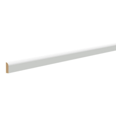  - Primed White Mdf Round Half Round Architrave (L)2100mm (W)44mm (T)14.5mm (Dia)46.33mm