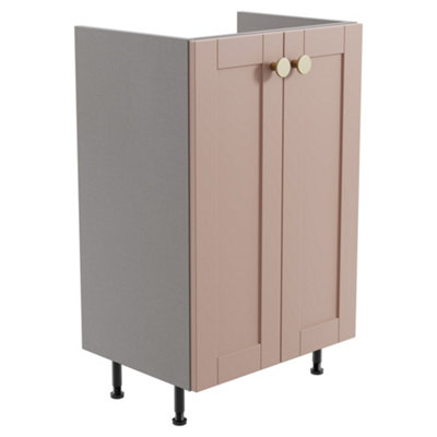  - Ashford Matt Dusty Pink Shaker Freestanding Base Unit (W)495mm (H)820mm