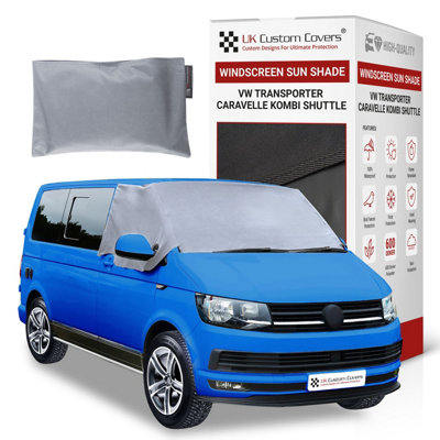 B&Q -  Vw T6/t6.1 Pop Top Windscreen Cover 2015-2024Grey