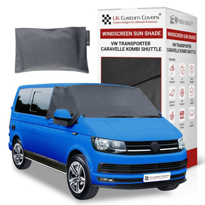 B&Q -  Vw T6/t6.1 Pop Top Windscreen Cover 2015-2024Dark Grey